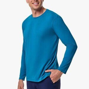 Coolibar UPF 50+ Men's Morada Everyday Long Sleeve T-Shirt - Sun Protective